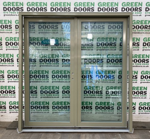 Triple glazed french doors - glazed,