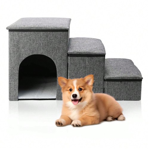 Step foldable pet stairs - foldable,