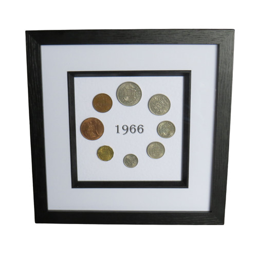 1966 luxury framed coin - coin, year