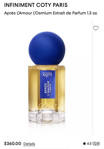 Infiniment coty paris eau - infiniment,