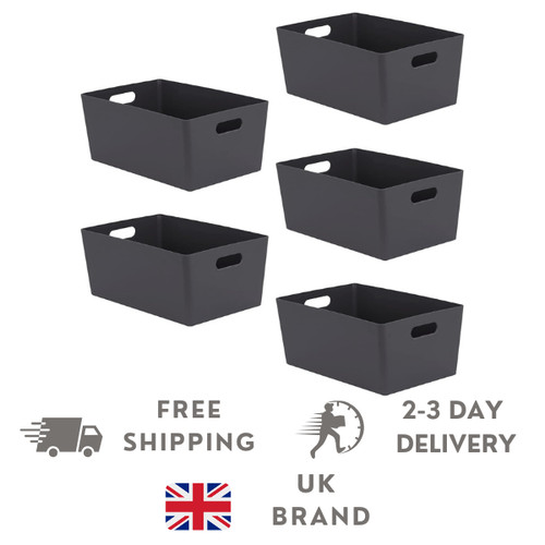 5pack plastic storage - plastic,