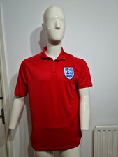 Official England 3 Lions Shirt Red 2014 Size XL Used