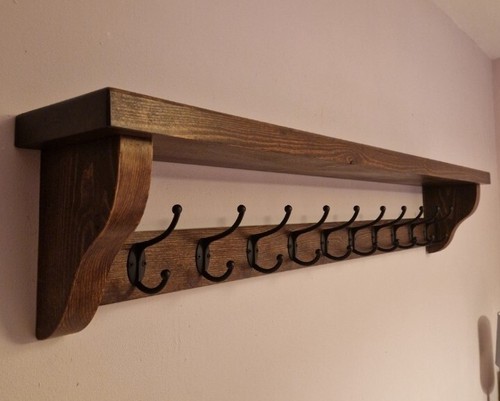 Coat rack shelf floating - coat,