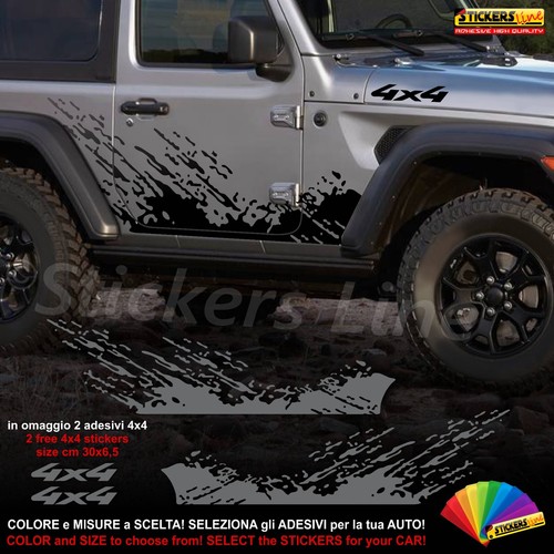 Off road side stickers 4x4 - road,