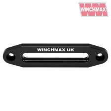 WINCHMAX WINCH LARGE ALUMINIUM HAWSE FAIRLEAD (BLACK) - LASER ETCHED LOGO