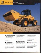 New Holland "LW130" Wheel Loader Shovel Brochure Leaflet
