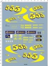 1/18 Decals SUBARU Impreza WRC