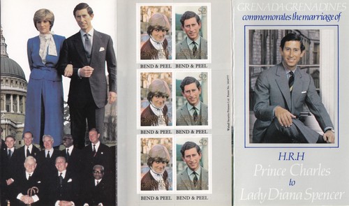 Princess diana wedding stamp - diana,