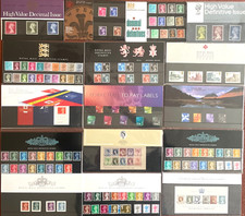 GB Presentation Packs MNH 1970 to 2011 Definitive Packs Multiple Listing