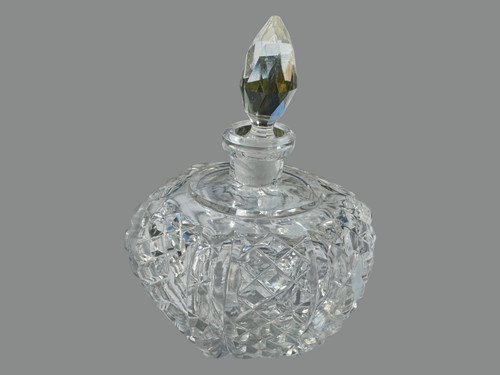 Vintage cut glass perfume - vintage,