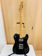 Teisco TE-380 MIJ 1970s Electric Guitar Telecaster Type Black Used From Japan