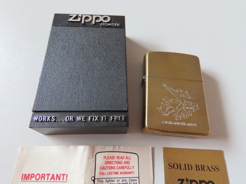 1989 falklands islands - islands, brass