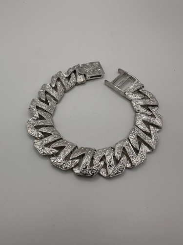 Silver chaps mens bracelet - mens,