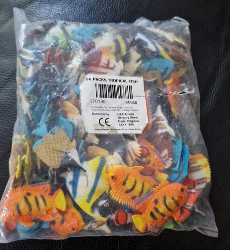 Plastic tropical fish - plastic, play