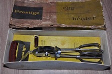 Vintage Prestige Egg Beater Hand Whisk with Original Box