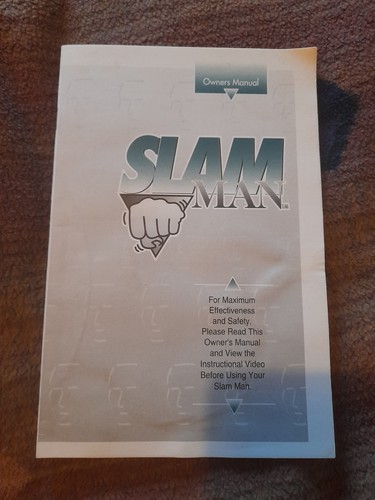Slam man instructions manual - man,