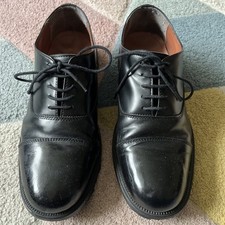 Scimitar Men's Black Capped Parade Shoes Size 10 EU 44