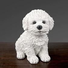 Cute Bichon Frise Sculpture