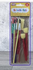 9pc kids Brush set art sponge