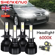 For MG ZR 2001-2005 50W Led Headlights Bulb Hi Lo Beam Side Light Xenon White C9