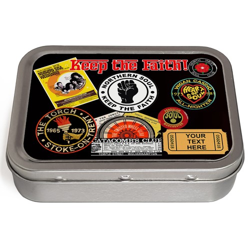 Personalised tobacco tin - personalised,