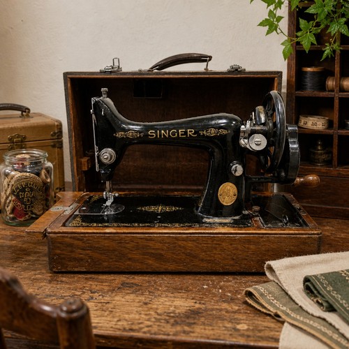 Vintage singer 15k80 - singer, hand