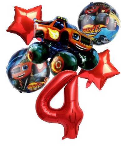Blaze 4th birthday party - 4th,