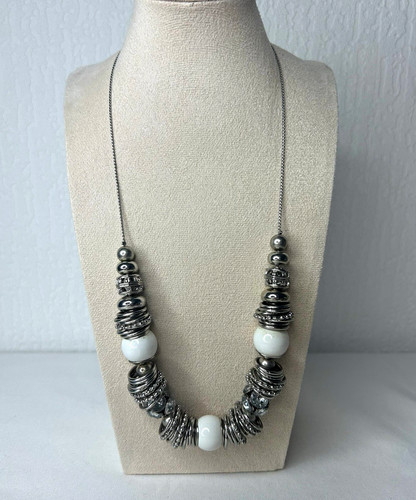 Next silver tone cable chain - silver,