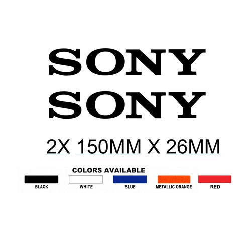 Sony replacement sticker - sony,