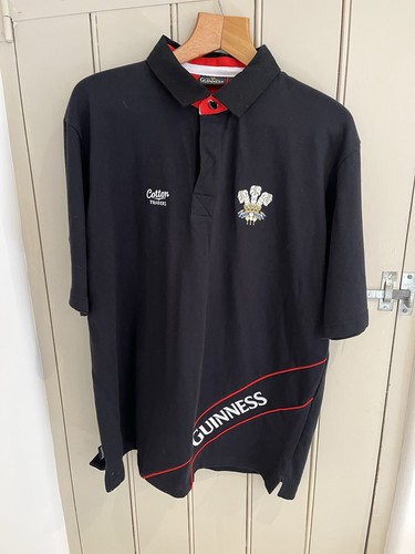 Black welsh rugby - rugby, shirt