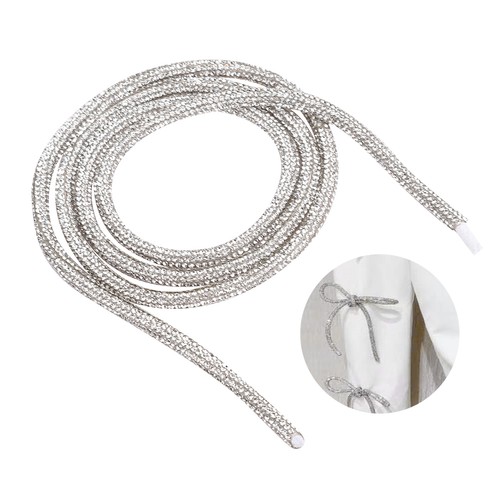 6mm rhinestones tube rope - 6mm,