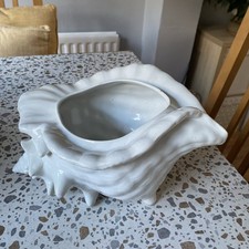 Large Vintage Ceramic Conch