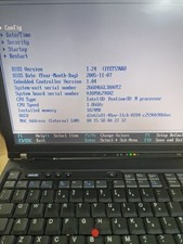 IBM ThinkPad T43 Retro Laptop Intel Pentium M Processor 
