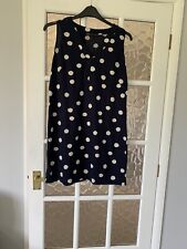 Marks And Spencer’s Navy And White Spot Dress Size 10