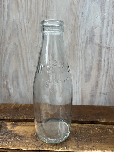 Rare antique glass - clear, milk