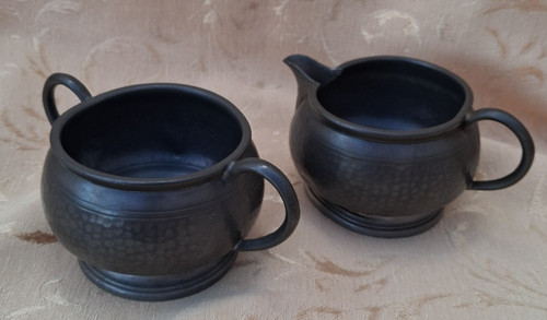 Vintage roundhead pewter milk - vintage,