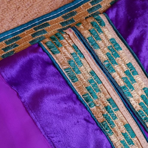 New piece purple unstitched - new,