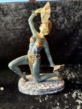 Stunning Art Deco Style "Lady Dancing With Fan" Sculpture
