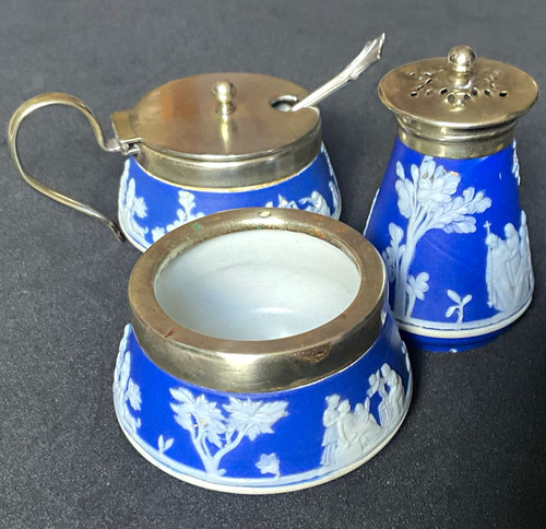 Antique wedgwood cobalt blue - antique,