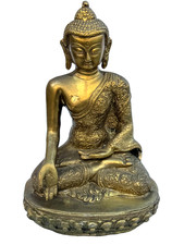 CHINESE BUDDHA BRONZE BRASS LARGE