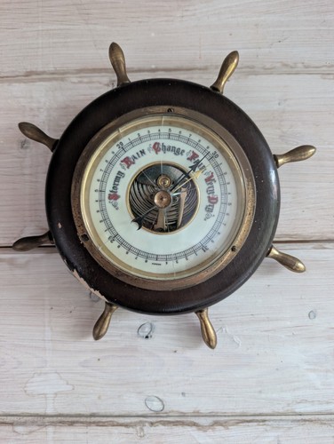 Vintage barometer diameter - barometer,