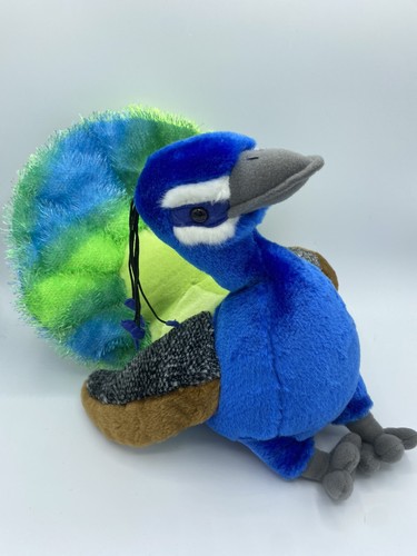 Floppy bird peacock plush - bird,