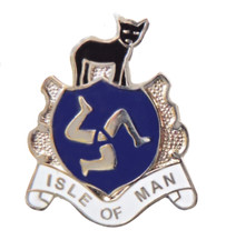Isle of Man Crest & Manx Cat