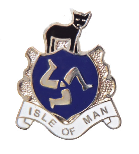 Isle man crest manx cat - of,