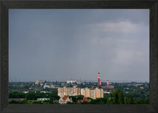 HDR city photography Framed