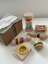 Mini Wooden Sensory Toys Busy Board Montessori Toys for Children