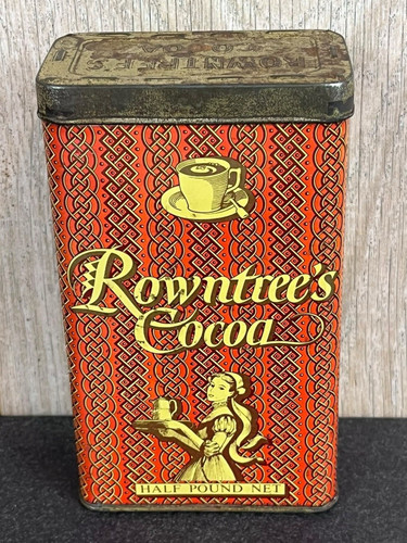 Vintage rowntree cocoa half - rowntree's,