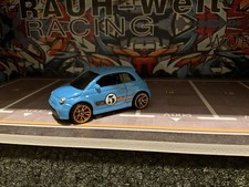 HOTWHEELS Fiat500 Blue