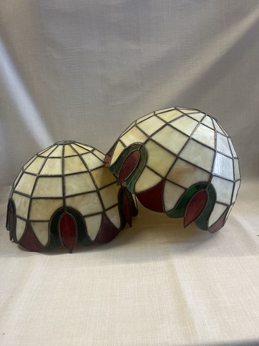 Pair vintage tiffany style - of,