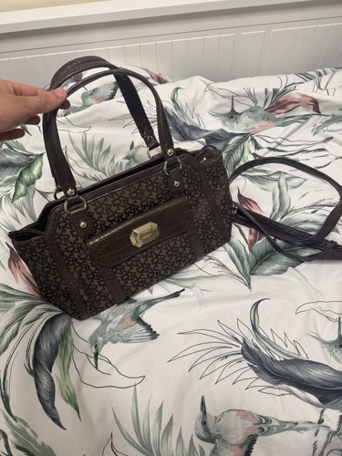Women brown dkny handbag - women,